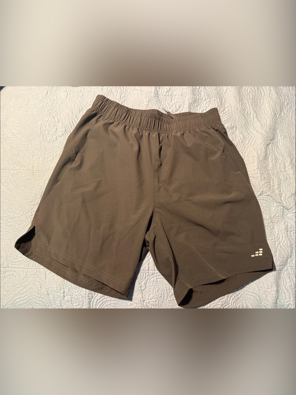 bcg Men's Athletic Elastic-Waist Shorts - Olive